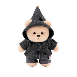 Медвежонок Lina TeddyTales, в гавани с ночной вуалью, молочный, брелок, XS, 15 см